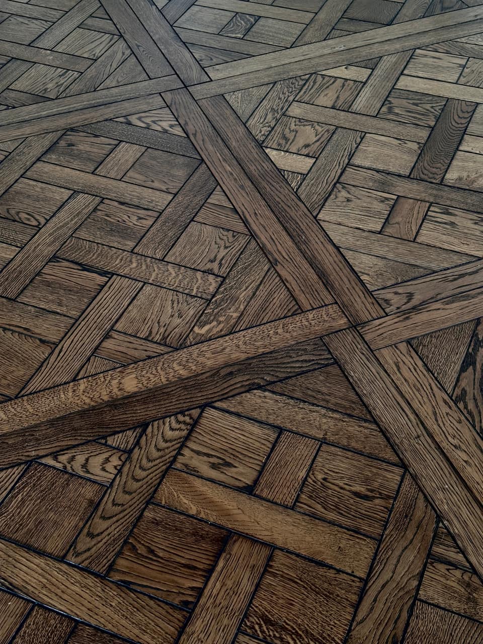 Limestone stone floor tiles in a Toorak entry hall